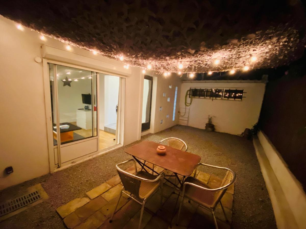Grand Studio De 38M2 Et Cour Independante De 25M2 Dont Wifi Et Netflix Lejlighed Montpellier Eksteriør billede
